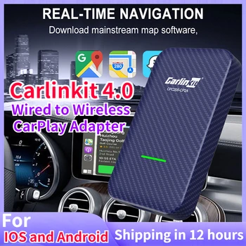 CarlinKit 4.0 Carplay Ai Box Žičani Bežični Carplay Android Box 5G Wifi Bluetooth-kompatibilni Auto Media player 5.0