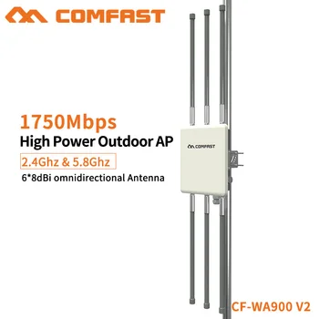 COMFAST 1750 Mbit/s Bežični Vanjski AP dual-band 5 Ghz 2,4 Ghz 360 Stupnjeva Wi-Fi Poklopac je pristupna Točka za Wi-Fi Bazna stanica POE CF-WA900 V2