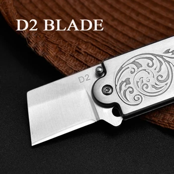 D2 Mini Džepni Nož Hladan Čelik EDC Vanjski Kamp Privjesak Nož Samoobrane Višenamjenski Alat Pokloni Za Muškarce