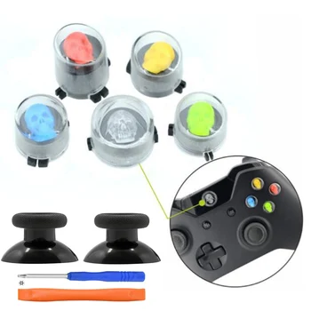 DIY ABXY Led Svjetlo tipke Tipke za Xbox One Kontroler Lubanju Duh X-ONE Međusobno Joysticka Analogni Joystick