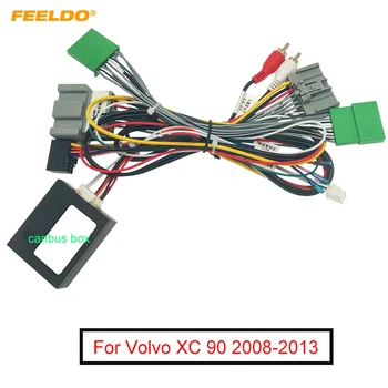 FEELDO Auto Android 16PIN Agregat Ožičenje Kabel S Canbus Za Volvo XC 90 08-13 Auto Audio Kabel za Napajanje Priključak