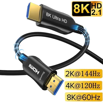 Fiber-Optički HDMI Kompatibilan Kabel 4 Do/120 Hz 8 Do Разветвительный Kabel 48 Gbit/s Produžni Kabel, HDR za PS5 HDTV Projecto Audio-Video Kabel