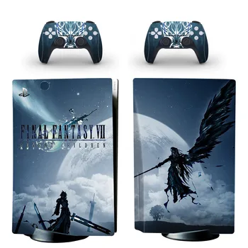 Final Fantasy PS5 Standard Disc Edition Oznaka na Kožu Naljepnica Torbica za Konzole PlayStation 5 i Kontroler PS5 Naljepnica na Kožu, Vinil
