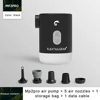 FLEXTAILGEAR Max Pump 2 Pro 4-u-1 Prijenosni Mini pumpa Električni Napuhavanje USB Punjenje Vreća za Tepih Za Kampiranje Madrac Packraft