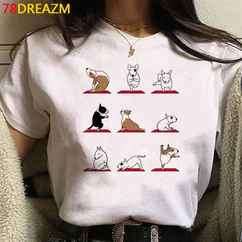 Francuski Buldog bull terrier majice ženske grafički majice ženske 2022 harajuku kawaii kawaii ulzzang majica kawaii
