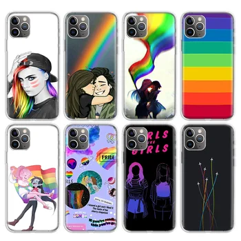 Gay Lesbian LGBT Ohrabrujuće Ponos Torbica Za mobitel Apple iPhone 11 13 14 Pro 12 Mini SE X XS XR Max 6 6S 7 8 Plus s uzorkom od mekog TPU