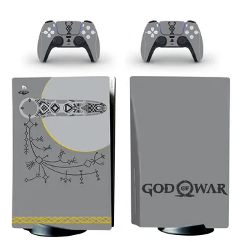 God of War PS5 Standardni Disk Naljepnica na Kožu Naljepnica Torbica za Konzole PlayStation 5 i kontroler PS5 Naljepnica na Kožu, Vinil