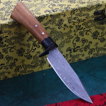Gruba ručka vanjski džungla lov izravan nož od visoko ugljičnog čelika taktički nož ravno džungla spašavanja nož sigurnosni nož