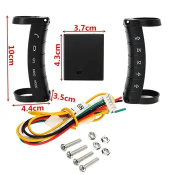 Gumb za volan Automobila Daljinski Upravljač Bežični Bluetooth DVD Navigacijska Tipka LED Daljinski Upravljač Auto-Elektronski Pribor