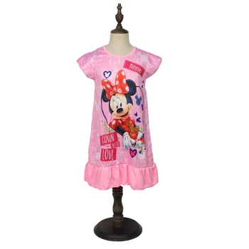 Haljina Disney Princeze za djevojčice, ljetna odjeća s Minnie Mouse, dječja odjeća, Dječja Pidžama, Haljine za rođendan, Casual odijelo od 3 do 8 godina