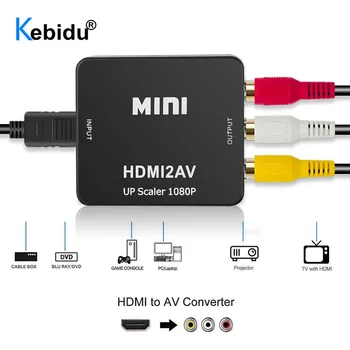 HD 1080 P HDMI-kompatibilnu pretvarač RCA AV/CVSB L/R Video Kutija 1920*1080 60 Hz HDMI2AV Podrška NTSC, PAL Izlaz AV Adapter