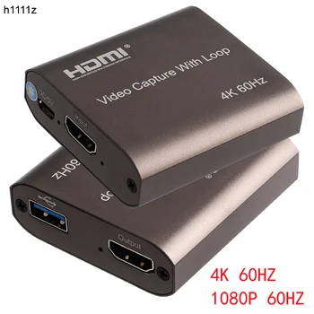 HD 1080P 4K HDMI video capture Kartica HDMI USB 2,0 3,0 Видеозахват Igra Rekorder uživo Emitiranje TV Lokalna Petlja