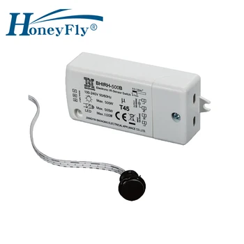 HoneyFly3pcs IC-senzor 500 W 100-240 (maksimalno 100 W za led) infracrveni prekidač svjetla senzor pokreta inteligentno automatsko uključivanje/isključivanje 5-10 cm