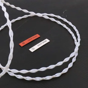 jedan metar Masivnog čistog Srebro kabela 0,4 mm 4-Проводный Литцевый Kabel za audio RCA USB kabel