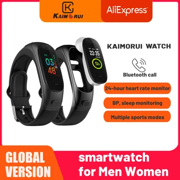 Kaimorui 2022 Sportski Pametna Narukvica S Bluetooth Slušalicama Monitor Višejezično Narukvica Smartwatch Za Muškarce i žene