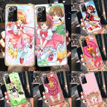 Karta Lopov Sakura Anime Torbica Za Telefon Samsung A10S A20S A30 A40 A50 A70 Galaxy M51 M52 M32 M31S M30S M21 M11 M12 4G 5G A80 A90