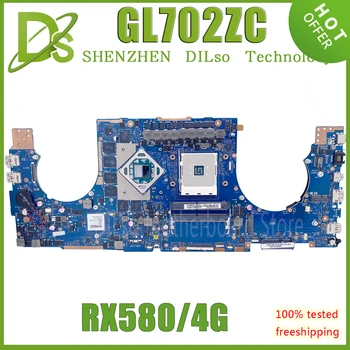 KEFU GL702ZC Matična ploča za ASUS ROG Strix GL702Z Ryzen Igre Matična ploča laptopa sa RX580/4G 100% Radi dobro