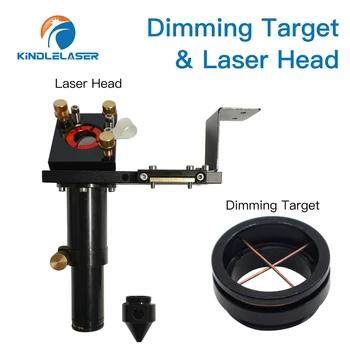 KINDLELASER CO2 Laserska Glava i Uređaj Za Kalibraciju Putanje Kit Dia.20 FL50.8/63.5/101.6 mm, Laserska Glava Komplet Za CO2 Laser za Rezanje