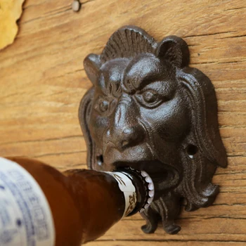 Klasicni kreativne dekoracije radijatori lijevano željezo lav otvarač za boce bar zidni dekorativni otvarači za boce za pivo