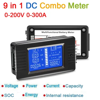 Kombinirani Mjerač dc DYKB Monitor Baterija Napon Struja Snaga Kapacitet Unutarnji otpor/SOC/vrijeme/impedancija Tester volt ampera