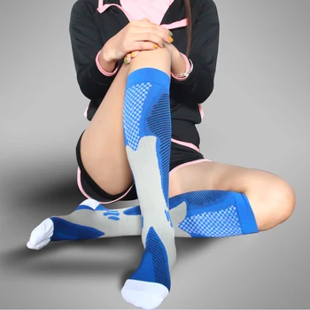 Kompresije Medicinske Čarape Za Dojilja Muške Čarape Pogodne za Sport Najlon Crne Kompresije Čarape za Zaštitu od Umora Sportske Čarape