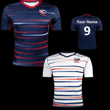 Korisnički naziv i broj 2022 2023 SAD RAGBI DRES osnovna offsite majica Sjedinjene Države ragbi majicu veliki veličina 5xl