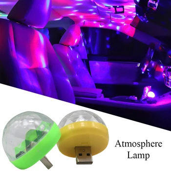 Krov automobila Star Svjetlo u Unutrašnjosti LED Star Laser Atmosfera Oko Projektor USB Auto Ukras Noćni Home Dekor Galaxy Svjetla