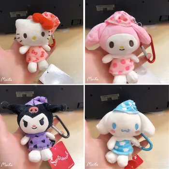Kuromi My Melody Cinnamoroll Kittys 10 cm, Privezak Plišani Ruksak Ovjes Kawaii Anime Lutka Model Dječje Igračke Na Dar