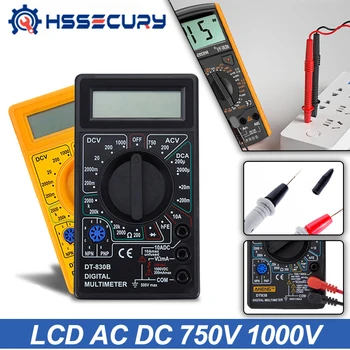 LCD Digitalni Multimetar Ac Dc 750 1000 U Digitalni Mini-Multimetar sonda Za Voltmetar Ampermetar Om Tester Metar