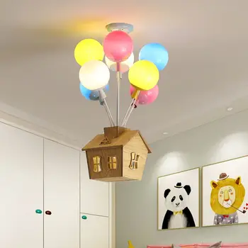 Led stropna svjetiljka s balonom, dnevni boravak, blagovaona, dječje plafonjere, ukrasne dječje stropne lampe, Dječje sobe za Dječake i Djevojčice, lampa