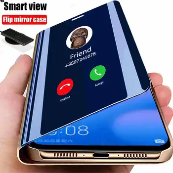 Luksuzni Ogledalo Smart-Flip Torbica Za Telefon Xiaomi Poco M3 Redmi Note 9S 9 Pro Max 4G, Zaštita Od pada, Stalak, Knjižara, Zaštitna Torbica