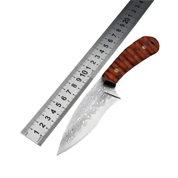 MASALONG Damask VG10 Čelik S Fiksnom Oštricom Izravan Nož Visoke Tvrdoće Spašavanje Alati Vanjski Kamp Taktičkih Noževa Kni178