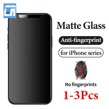 Mat Kaljeno Staklo sa zaštitom od Otisaka prstiju za iPhone 13 12 11 14 Pro Max Zaštitna folija za ekran za iPhone 12 XS XR Max 11 Matirano staklo