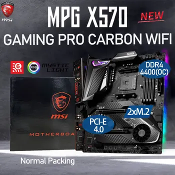 Matična ploča MSI MPG X570 GAMING PRO CARBON WIFI DDR4 128 GB (OC) M. 2 PCI-E 4.0 AMD Ryzen 9 X570 Placa-mãe AM4 ATX za stolna računala AMD X570