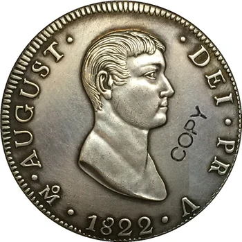 Meksiko 1822 8 reale Franaka primjerak kovanice 39 mm