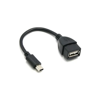 Mini USB Muški NA USB Ženski Auto-OTG Adapter Kabel Za Kamere Za Auto audio Tableta Za MP3 MP4 