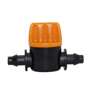 Mini-Ventil sa 4/7 mm Crijeva Za Navodnjavanje vrta Štipa ventil za regulaciju protoka vode, Poljoprivredni alati Oprema za Navodnjavanje Kapanjem 10 Kom