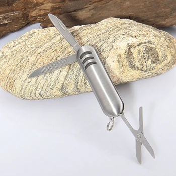 Mini-Švicarski Džepni Nož Mali Višenamjenski Alat Floding Nož i Škare za Kampiranje