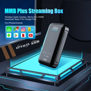 MMB Plus Android 11 Ai Smart Box Bežični Apple Carplay Ključ HDMI TV Naslon za glavu Monitor Netflix, YouTube Auto inteligentni sustav