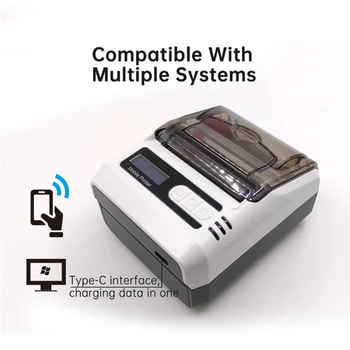 Mobilni Prijenosni Bluetooth Printer Naljepnica 58 mm Bežične Bluetooth termalni pisač Proizvođač Naljepnica za Trgovinu Dostava Pisač Naljepnica