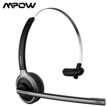 Mpow M5 Modernizirana Uredske Bežične Slušalice sa Bluetooth 5,0 18 sati razgovora i Mikrofon s redukcijom šuma za telefon Call Center PC