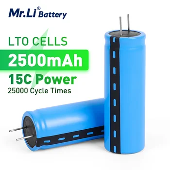 Mr.Li 2,4 2500 mah LTO 23680 Litij-Титанатный element 15C Snaga Punjive Низкотемпературные Punjive baterije 25.000 Puta ciklusa
