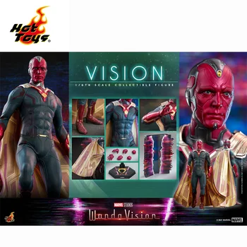 Na raspolaganju Originalni Hottoys HT 1/6 Vision 2,0 TMS037 Wanda Vision Filmove Marvel Anime Figure Zbirka Modela Igračaka