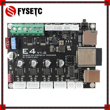Naknada FYSETC E4 minimalna naknada za upravljanje 3D pisačem na bazi mikrokontrolera ESP32 od ESPRESSIF sa ugrađenim Wi-Fi i Bluetooth