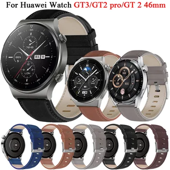 Narukvica Kožna Smart-Remen Za Huawei Watch GT2 GT 2 Pro 46 mm 22 mm Mekani Remen GT3 GT 3 Pro Runner Easyfit Remen Za sat Pribor