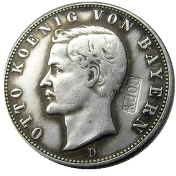 Njemačka, Bayern 2 Marke (1891-1913) 11 kom. Datuma za odabrane kovanica sa srebrnim premazom
