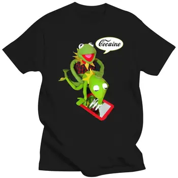 Nova Majica Kermit Cocain Party Like Fan Veličina S-Xxl Muška Majica Moda 2021 Odjeća Majica Vruća Tema Muški Kratkih Rukava 01134