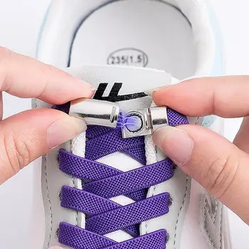 Nove Cipele s Magnetskim Zatvaranjem bez obruba Elastične Vezice Tenisice Bez Kravate Vezice za cipele Djeca i Odrasli 8 mm Masne Ravne Cipele, Gumene Trake