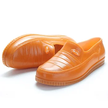 Nove muške vodootporne plastike vodootporne cipele s kratkom cijevi, gumene cipele s debelim potplatima low-cut ingot
