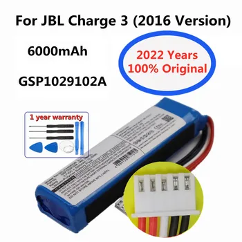 Novi 100% Originalni Zvučnik baterija baterija baterija baterija Baterija 6000 mah Za JBL Charge 3 (Verzija 2016) GSP1029102A Player Zvučnik Baterije